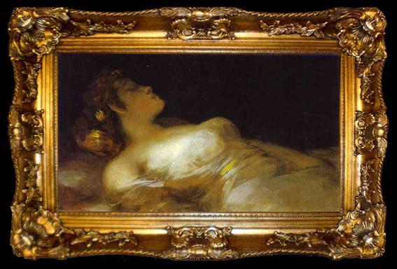 framed  Francisco Jose de Goya Sleep, ta009-2